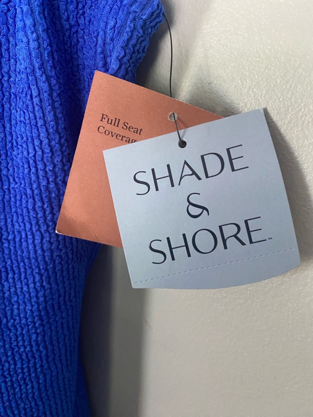 Shade and Shore One Piece Swimsuit Royal Blue Womens Plus Size 18 NWT - Picture 9 of 10